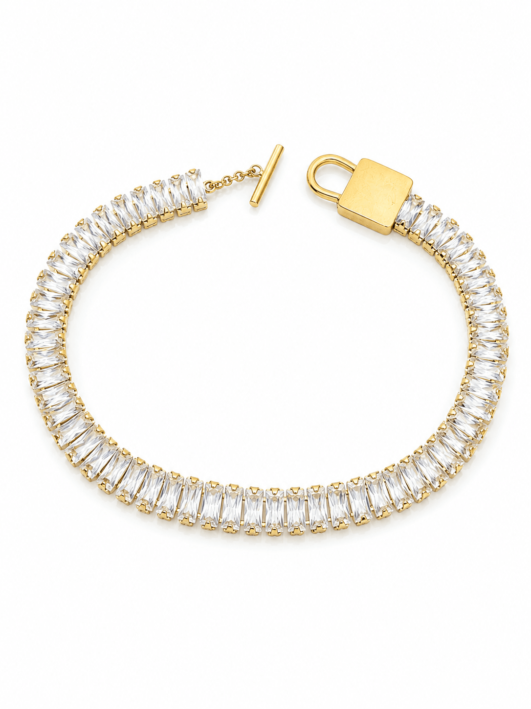 Petra Tennis Bracelet, front view