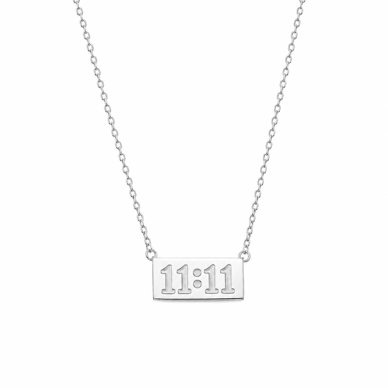 Woman wearing the Midnight Manifest Necklace