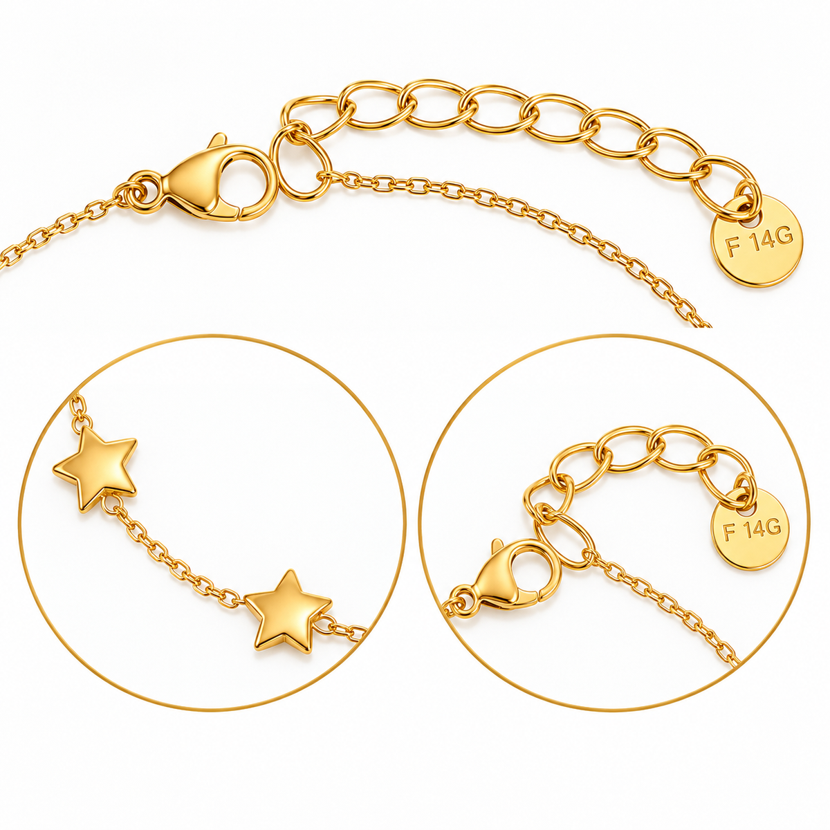 Frida Star Charms Bracelet