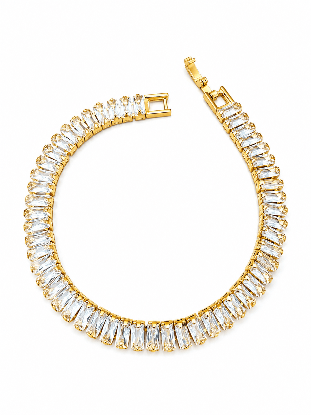 Simona Tennis Bracelet, front view