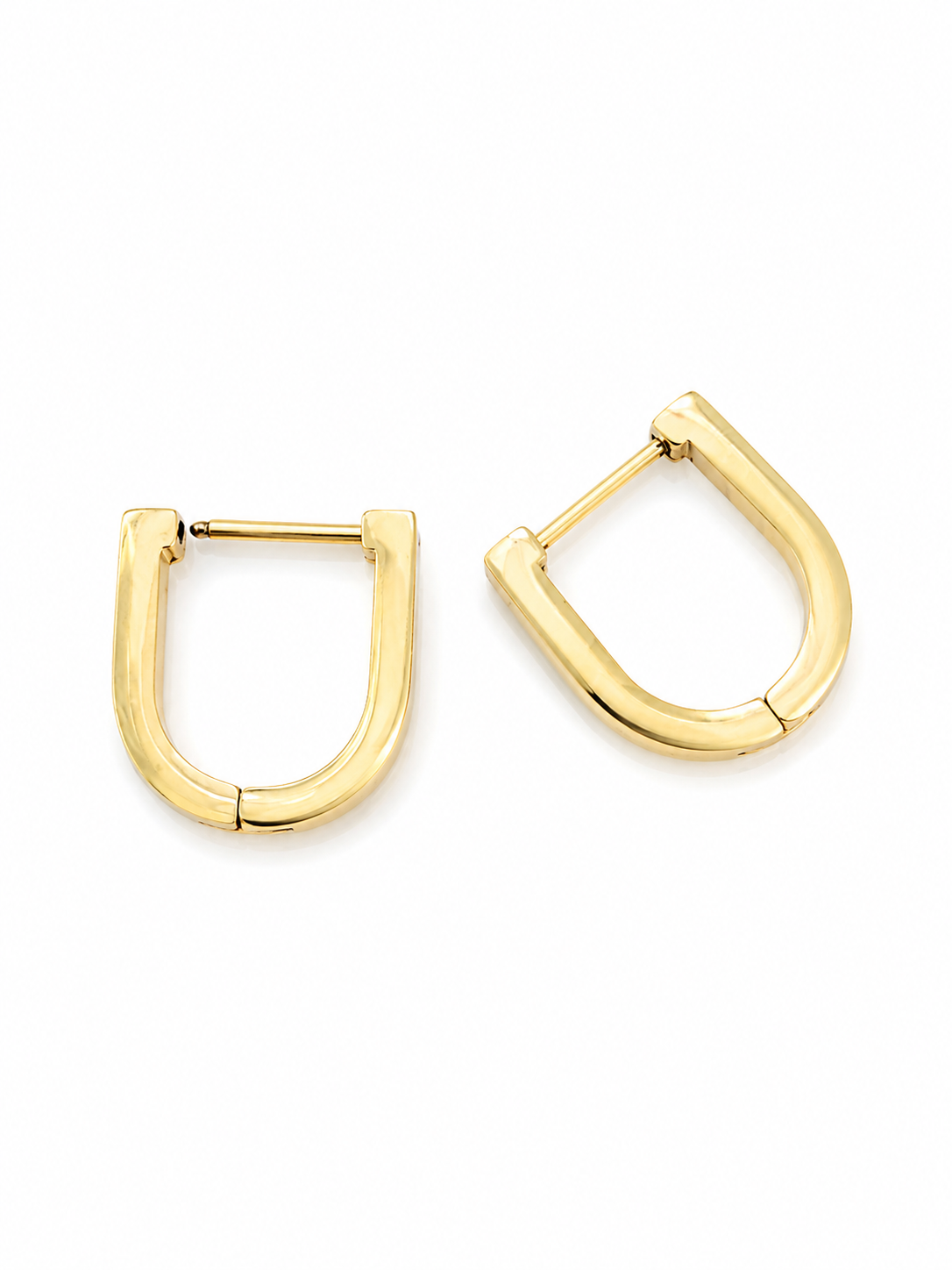Ada U-Shape Crystal Earrings, detail