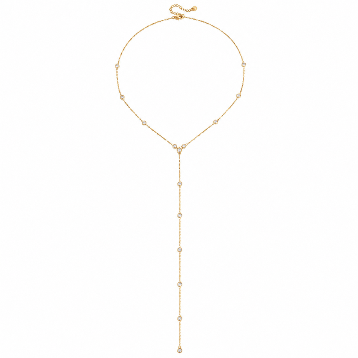 Eva Gold Y-Chain Necklace