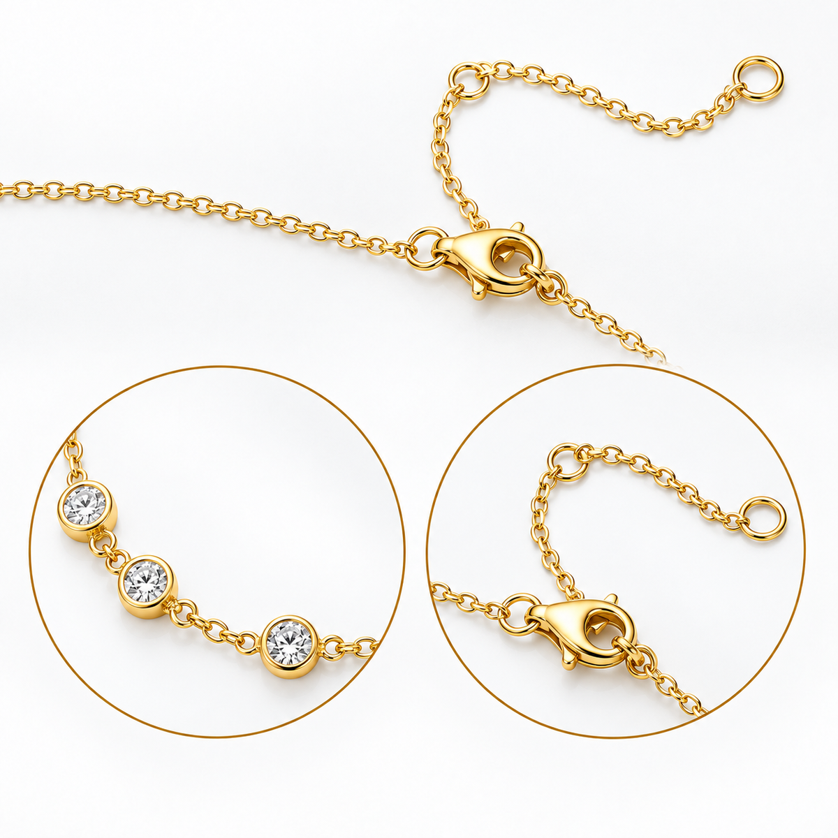 Renata Twin Crystal Necklace