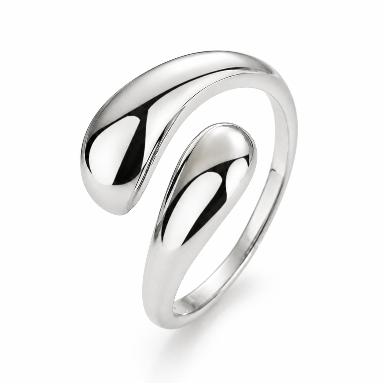 Positano Gold Bar Open Ring