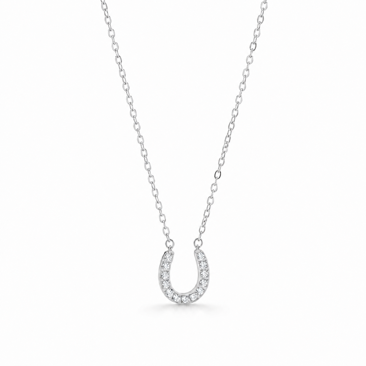 Jasmine Gold U-Bar Necklace, styled